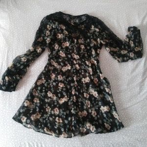 Topshop long sleeve dress